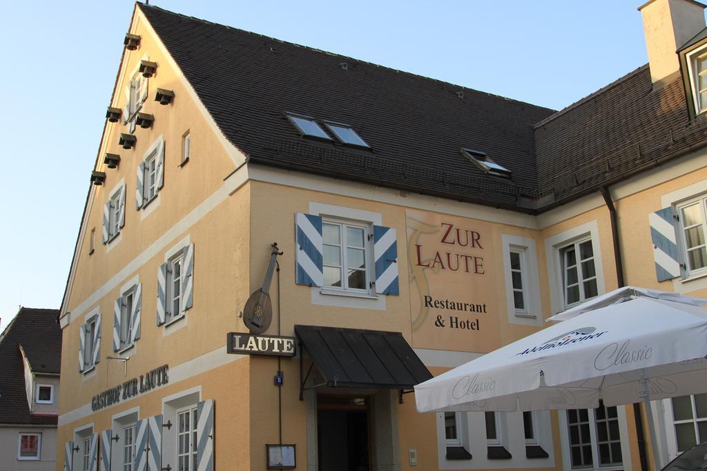 Hotel Garni Zur Laute Минделхайм Екстериор снимка